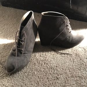 Wedge booties